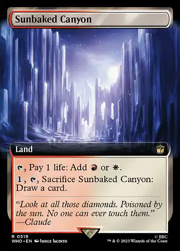 Sunbaked Canyon - who Spoiler