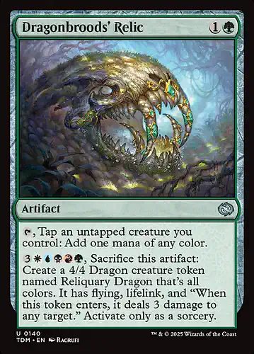 Dragonbroods' Relic - tdm Spoiler
