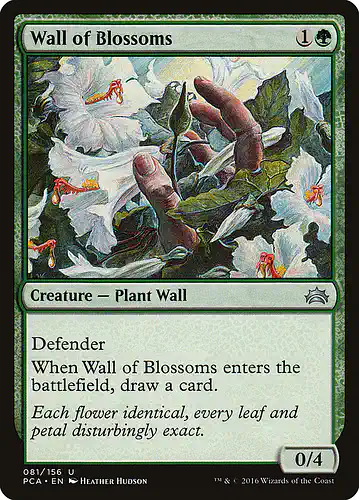 Wall of Blossoms - pca Spoiler