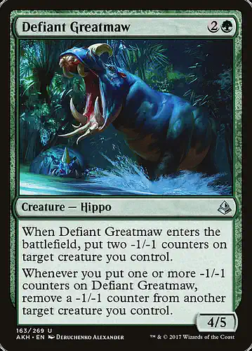 Defiant Greatmaw - akh Spoiler