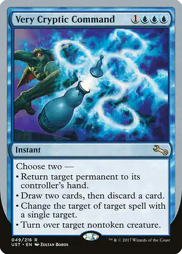 Very Cryptic Command - ust Spoiler