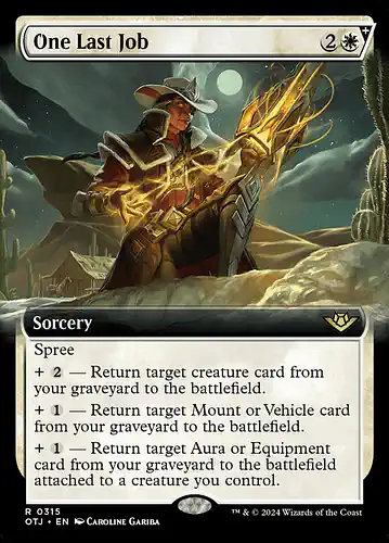 One Last Job - otj Spoiler