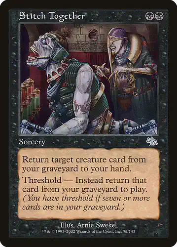 Stitch Together - jud Spoiler