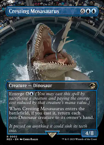 Cresting Mosasaurus - rex Spoiler