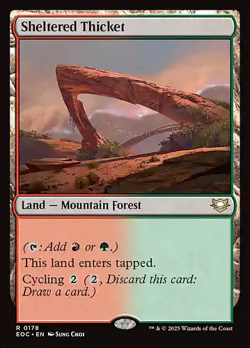 Sheltered Thicket - eoc Spoiler