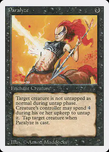 Paralyze - 3ed Spoiler