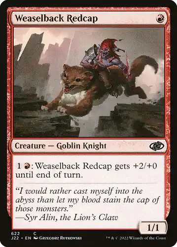 Weaselback Redcap - j22 Spoiler