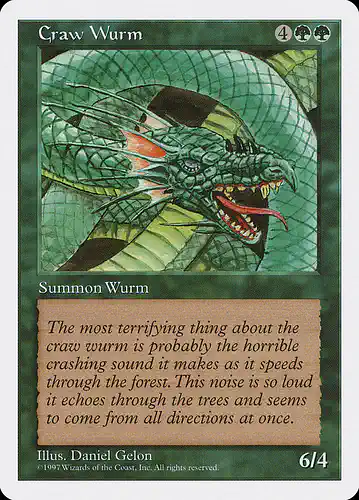 Craw Wurm - 5ed Spoiler