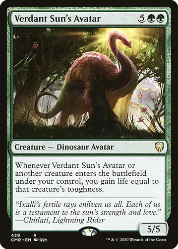 Verdant Sun's Avatar - cmr Spoiler
