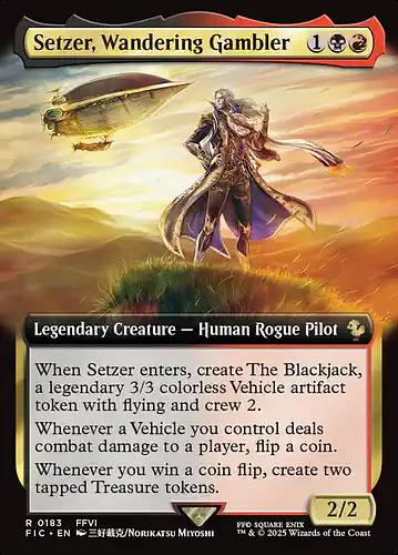 Setzer, Wandering Gambler - fic Spoiler
