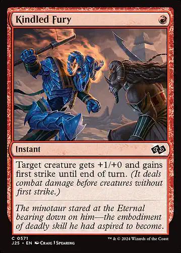 Kindled Fury - j25 Spoiler