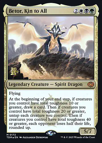 Betor, Kin to All - tdm Spoiler