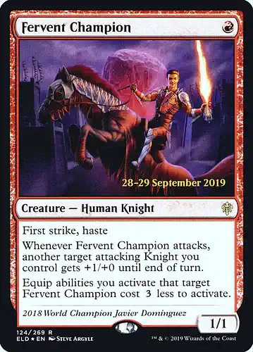 Fervent Champion - eld Spoiler