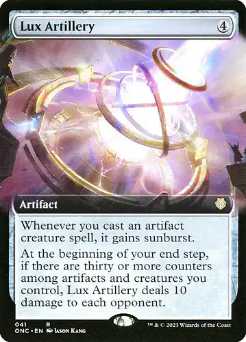 Lux Artillery - onc Spoiler