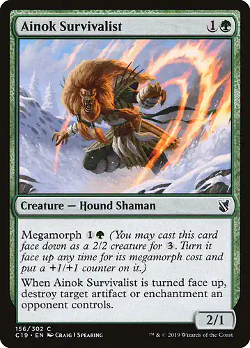 Ainok Survivalist - c19 Spoiler