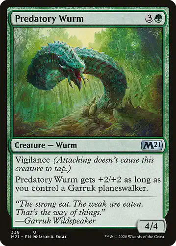 Predatory Wurm - m21 Spoiler