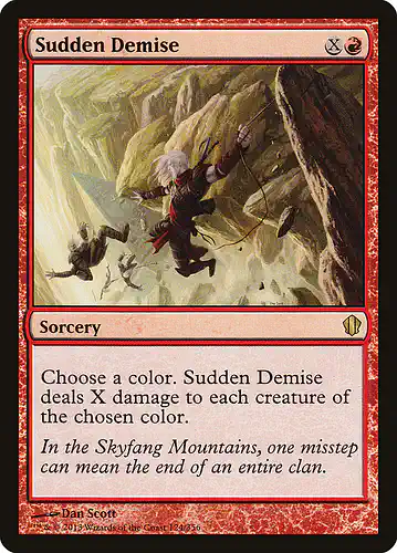 Sudden Demise - c13 Spoiler