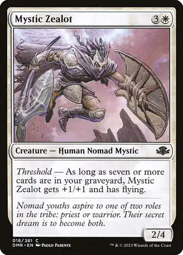 Mystic Zealot - dmr Spoiler