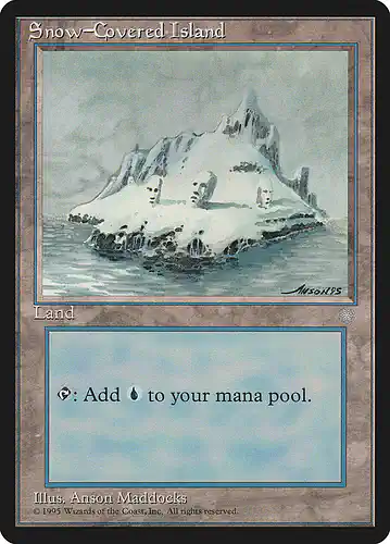 Snow-Covered Island - ice Spoiler