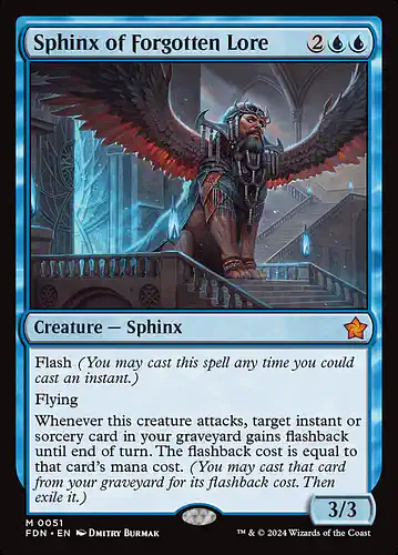 Sphinx of Forgotten Lore - fdn Spoiler