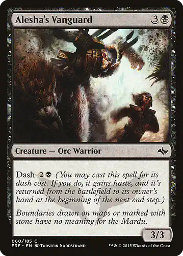 Alesha's Vanguard - frf Spoiler