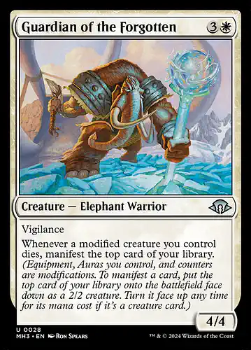 Guardian of the Forgotten - mh3 Spoiler