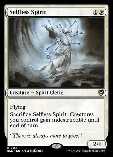 Selfless Spirit - blc Spoiler