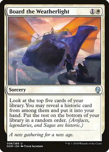 Board the Weatherlight - dom Spoiler