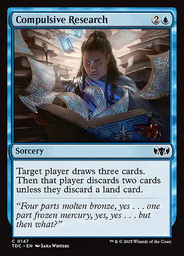 Compulsive Research - tdc Spoiler