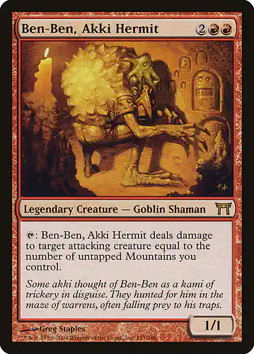 Ben-Ben, Akki Hermit - chk Spoiler
