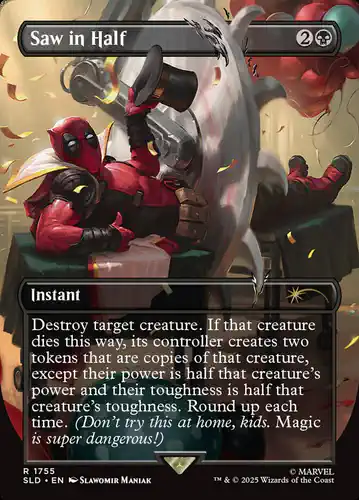 Saw in Half - sld Spoiler