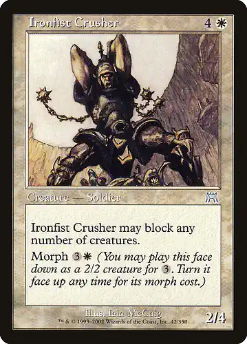 Ironfist Crusher - ons Spoiler