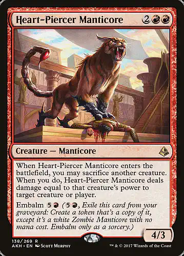 Heart-Piercer Manticore - akh Spoiler