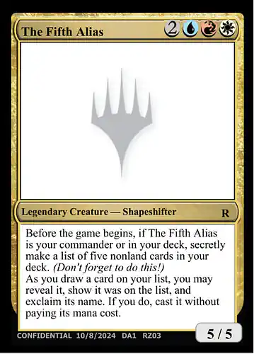 The Fifth Alias - unk Spoiler