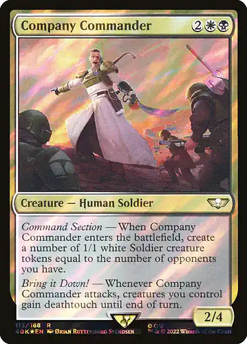 Company Commander - 40k Spoiler