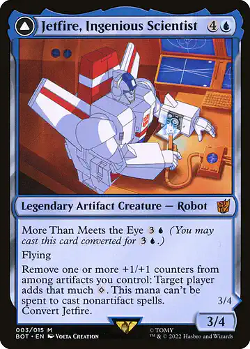 Jetfire, Ingenious Scientist - bot Spoiler