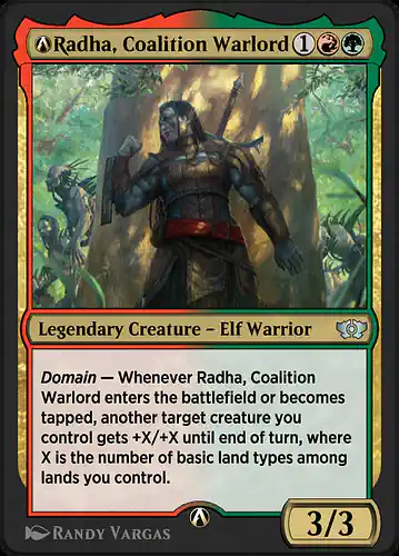 A-Radha, Coalition Warlord - mul Spoiler