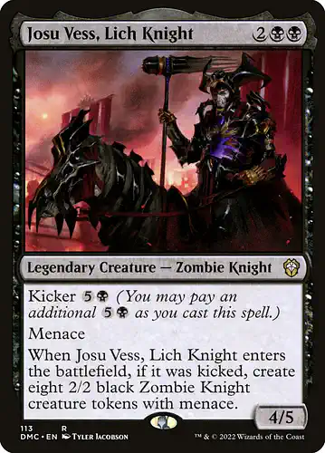Josu Vess, Lich Knight - dmc Spoiler