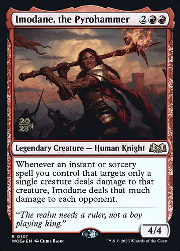 Imodane, the Pyrohammer - woe Spoiler