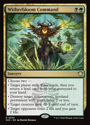 Witherbloom Command - soc Spoiler
