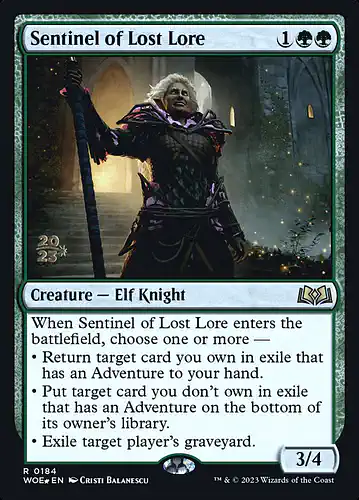 Sentinel of Lost Lore - woe Spoiler
