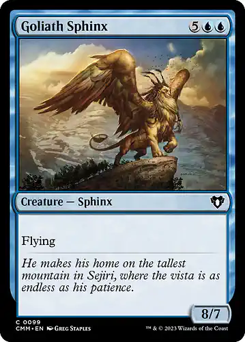 Goliath Sphinx - cmm Spoiler
