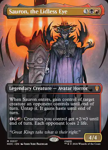 Sauron, the Lidless Eye - hoc Spoiler