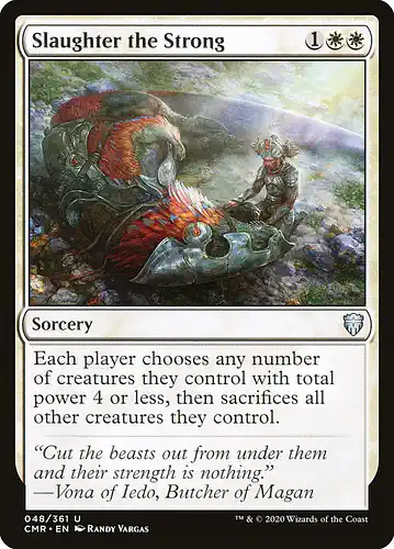 Slaughter the Strong - cmr Spoiler
