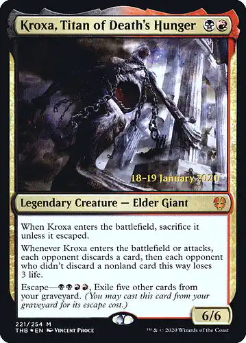 Kroxa, Titan of Death's Hunger - thb Spoiler