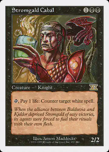 Stromgald Cabal - 6ed Spoiler