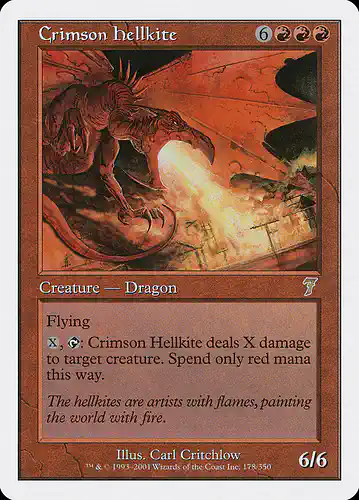 Crimson Hellkite - 7ed Spoiler