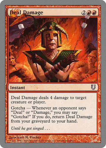 Deal Damage - unh Spoiler