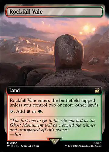 Rockfall Vale - who Spoiler