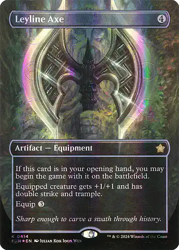Leyline Axe - fdn Spoiler